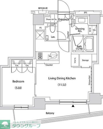 ザ・パークハビオ文京目白台プレイスの物件間取画像